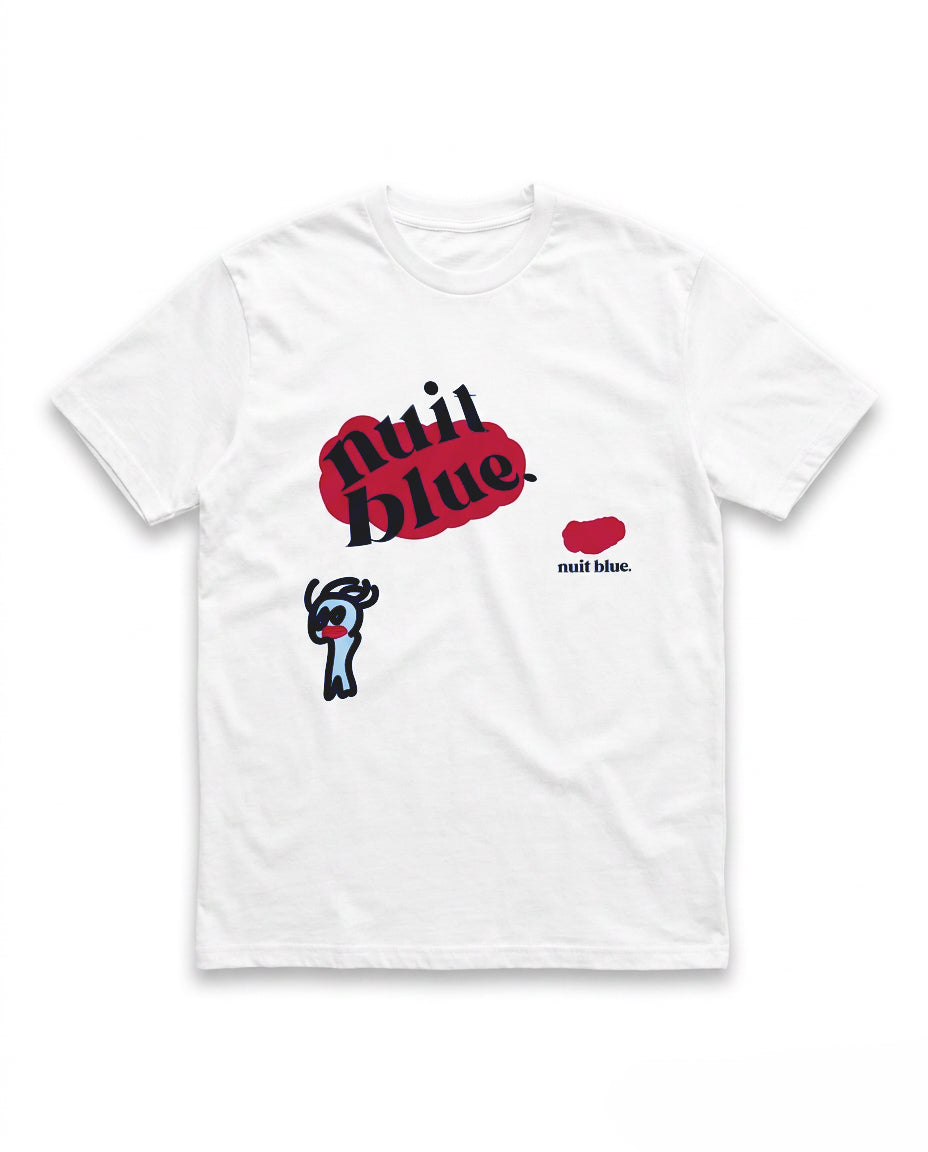 T-SHIRT NUIT BLUE "FLAME" EDITION